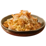 Fettuccine crémeuses aux crevettes