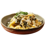 Fettuccine à la sauce crème au pesto de basilic